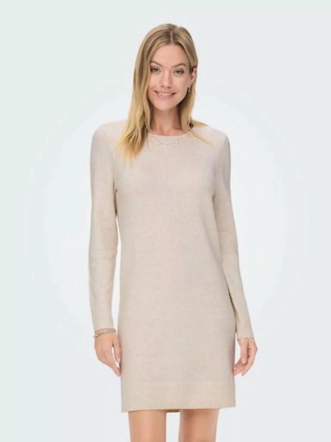 ONLY Strickkleid ONLRICA LIFE L/S O-NECK DRESS KNT NOOS günstig online kaufen