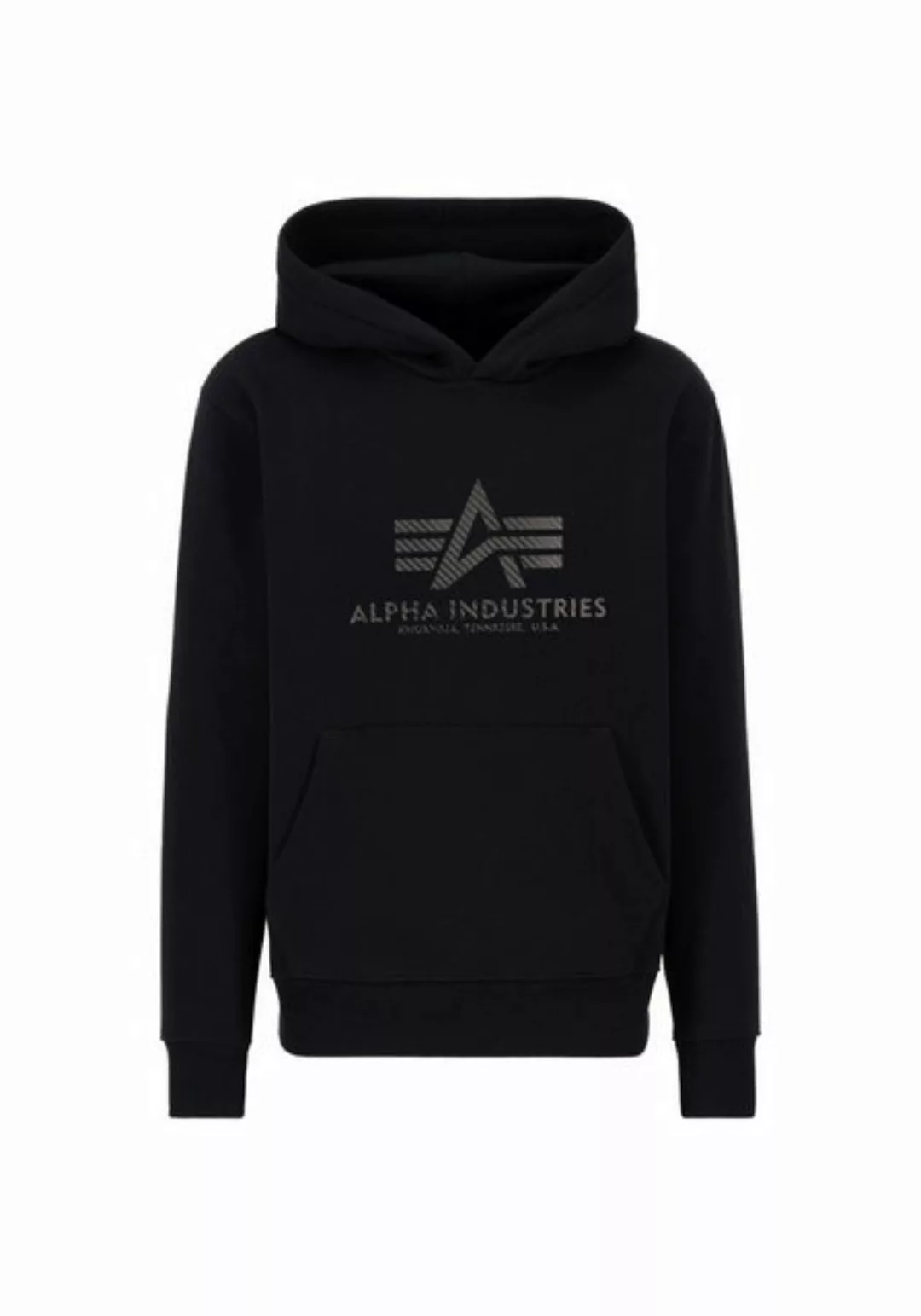 Alpha Industries Hoodie Alpha Industries Men - Hoodies Basic Hoodie Carbon günstig online kaufen