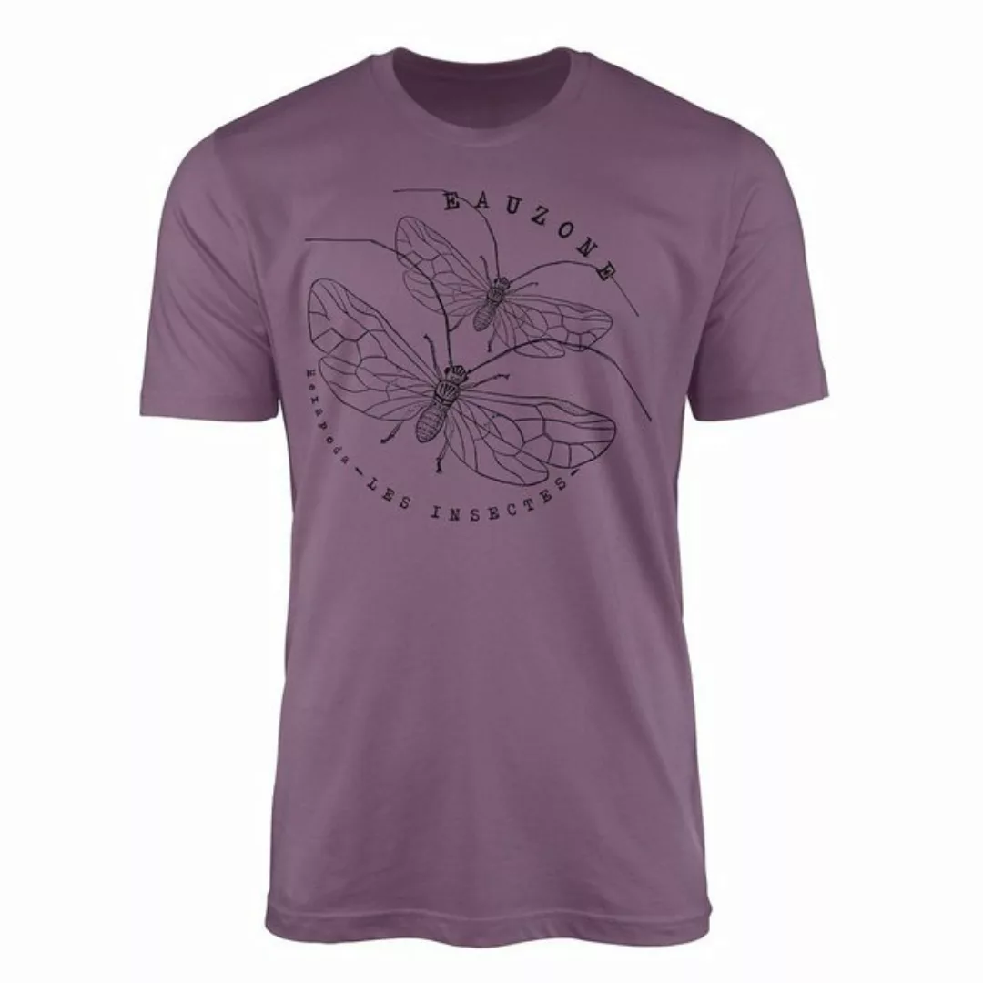 Sinus Art T-Shirt Hexapoda Herren T-Shirt Psocus Lineatus günstig online kaufen