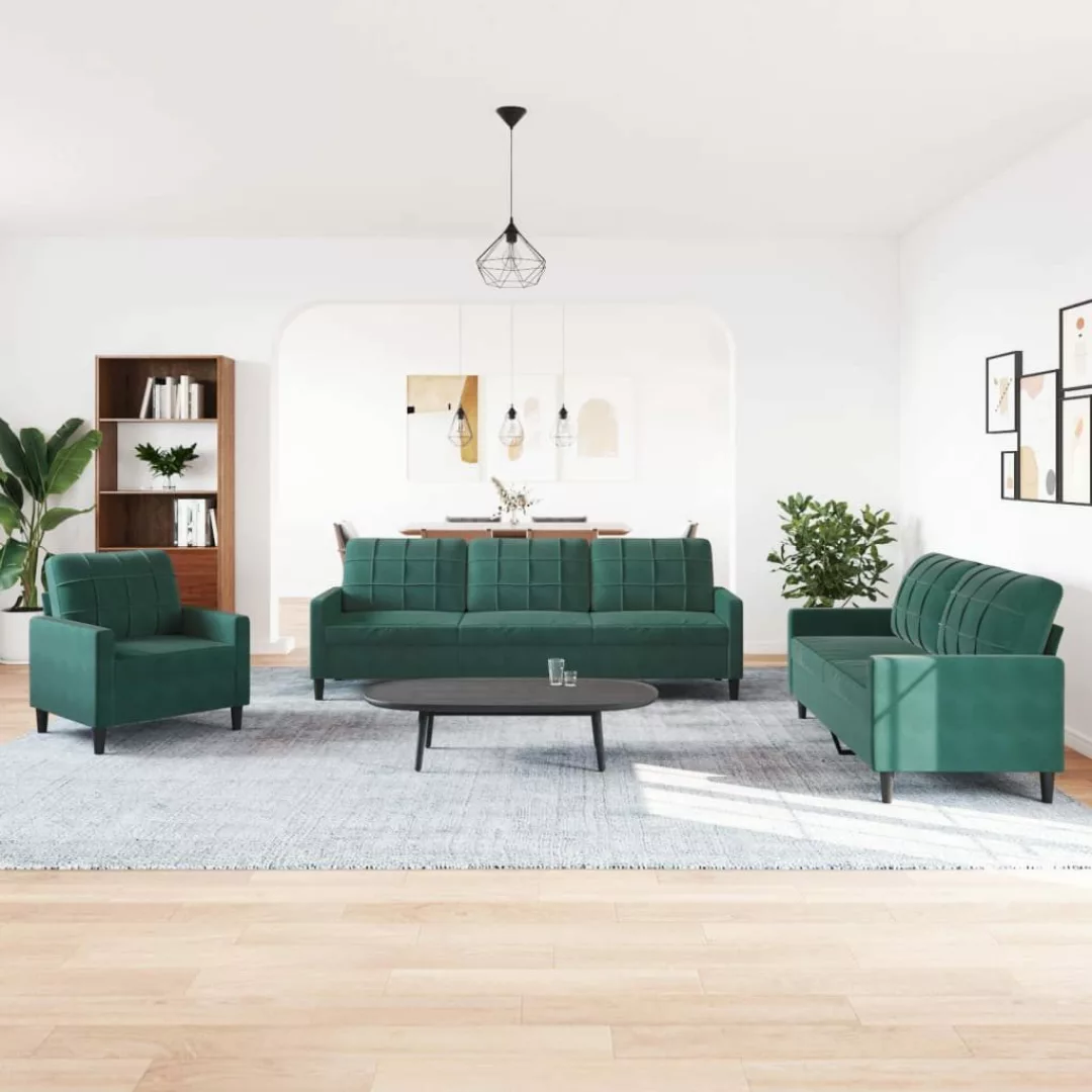vidaXL Sofa 4-tlg. Sofagarnitur mit Kissen günstig online kaufen