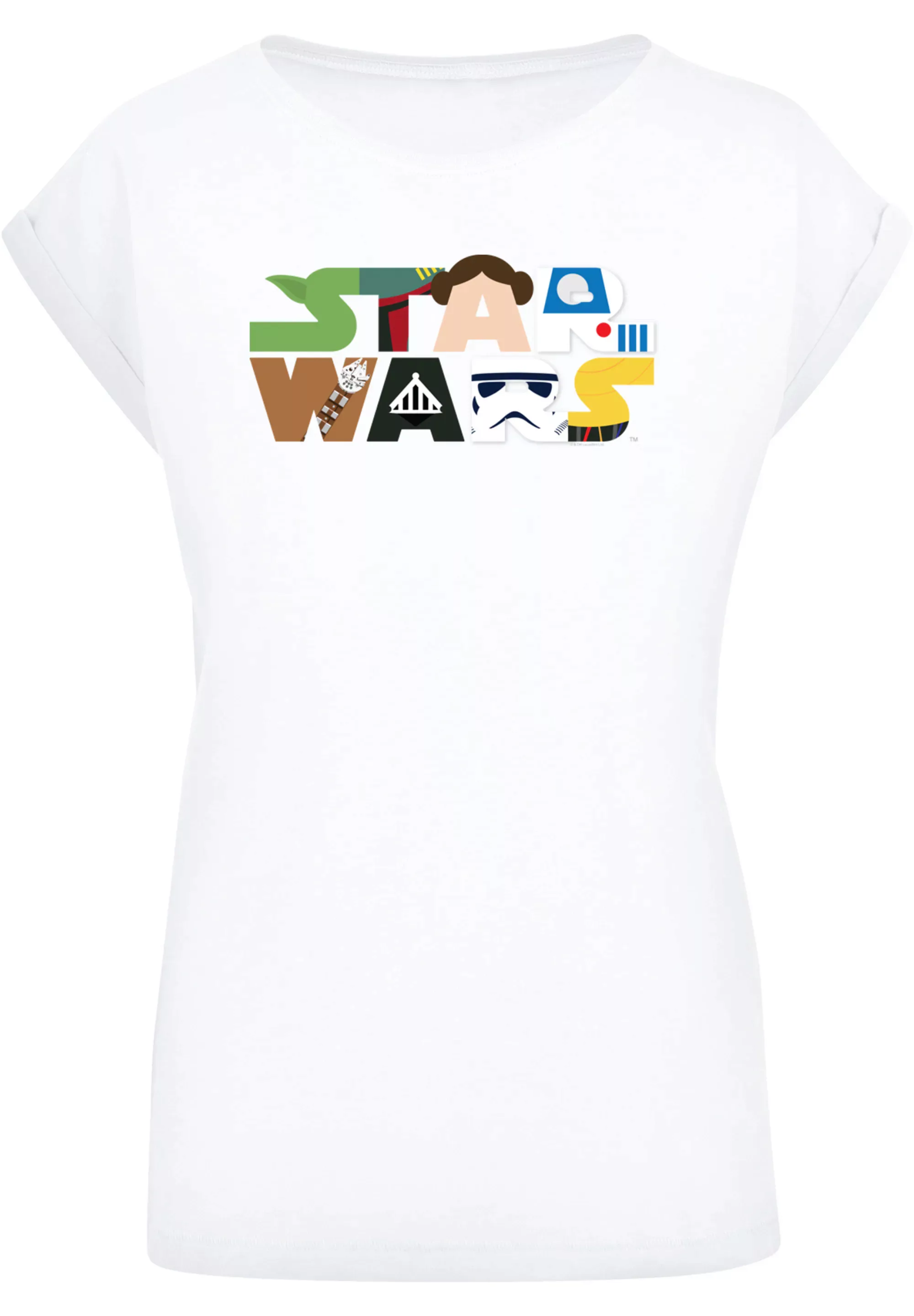 F4NT4STIC T-Shirt "Star Wars Character Logo", Print günstig online kaufen