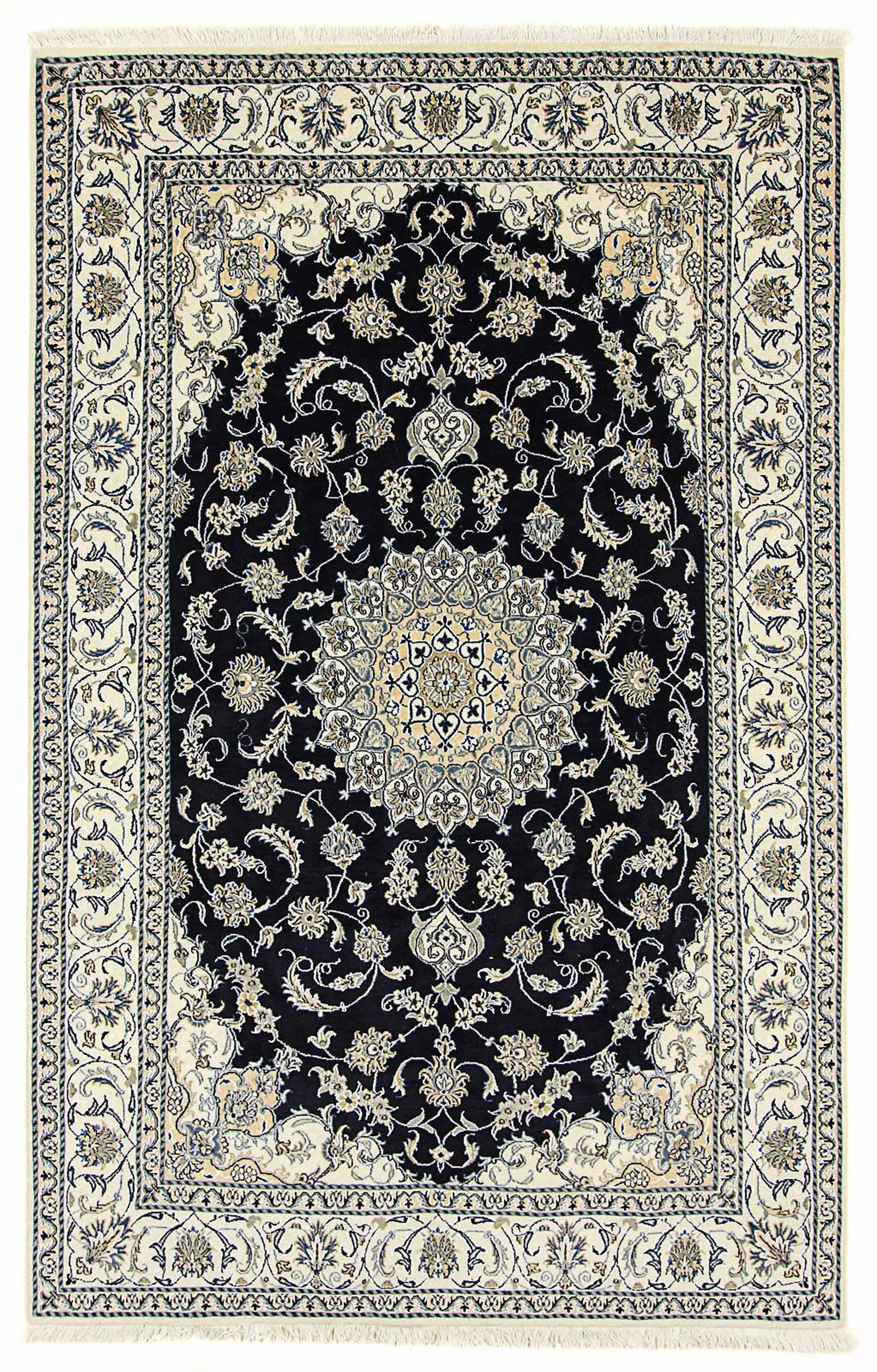morgenland Orientteppich »Perser - Nain - 305 x 193 cm - dunkelblau«, recht günstig online kaufen