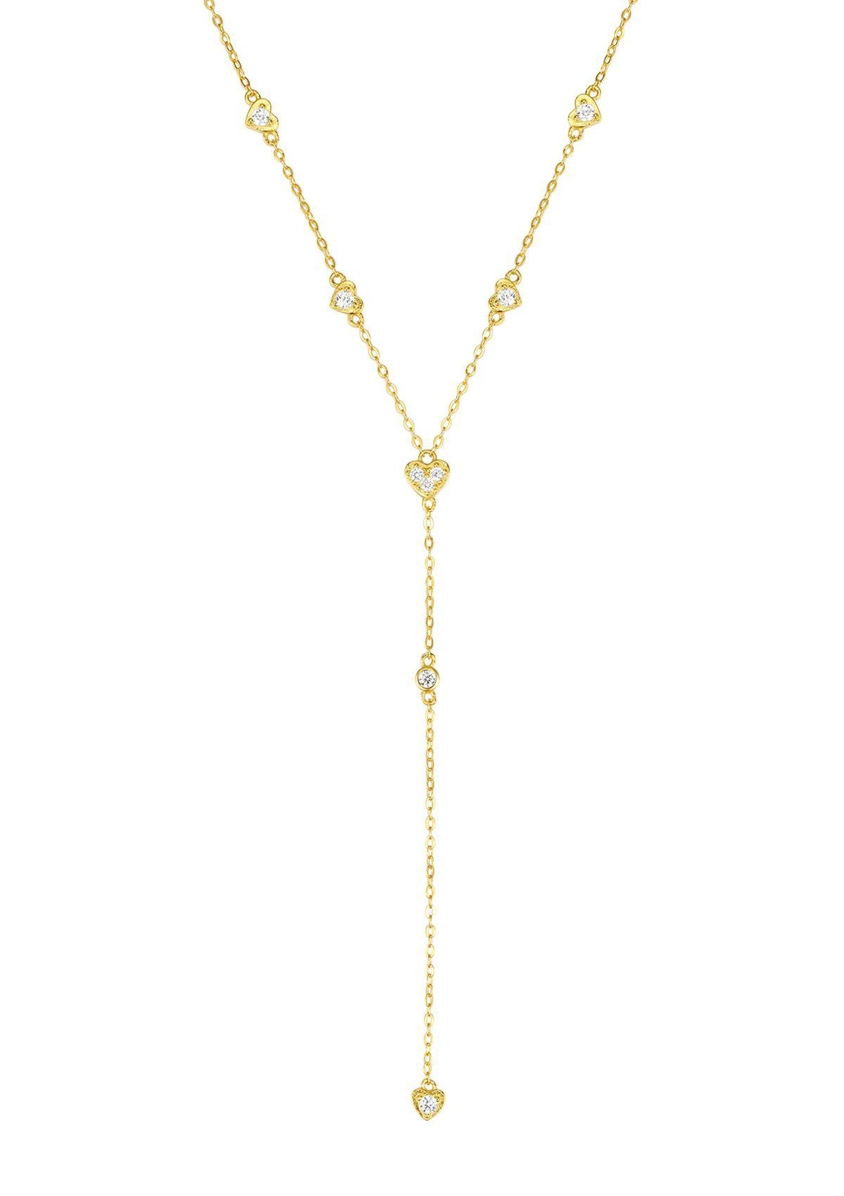 Hey Happiness Y-Kette Herzkette, Silber 925 günstig online kaufen