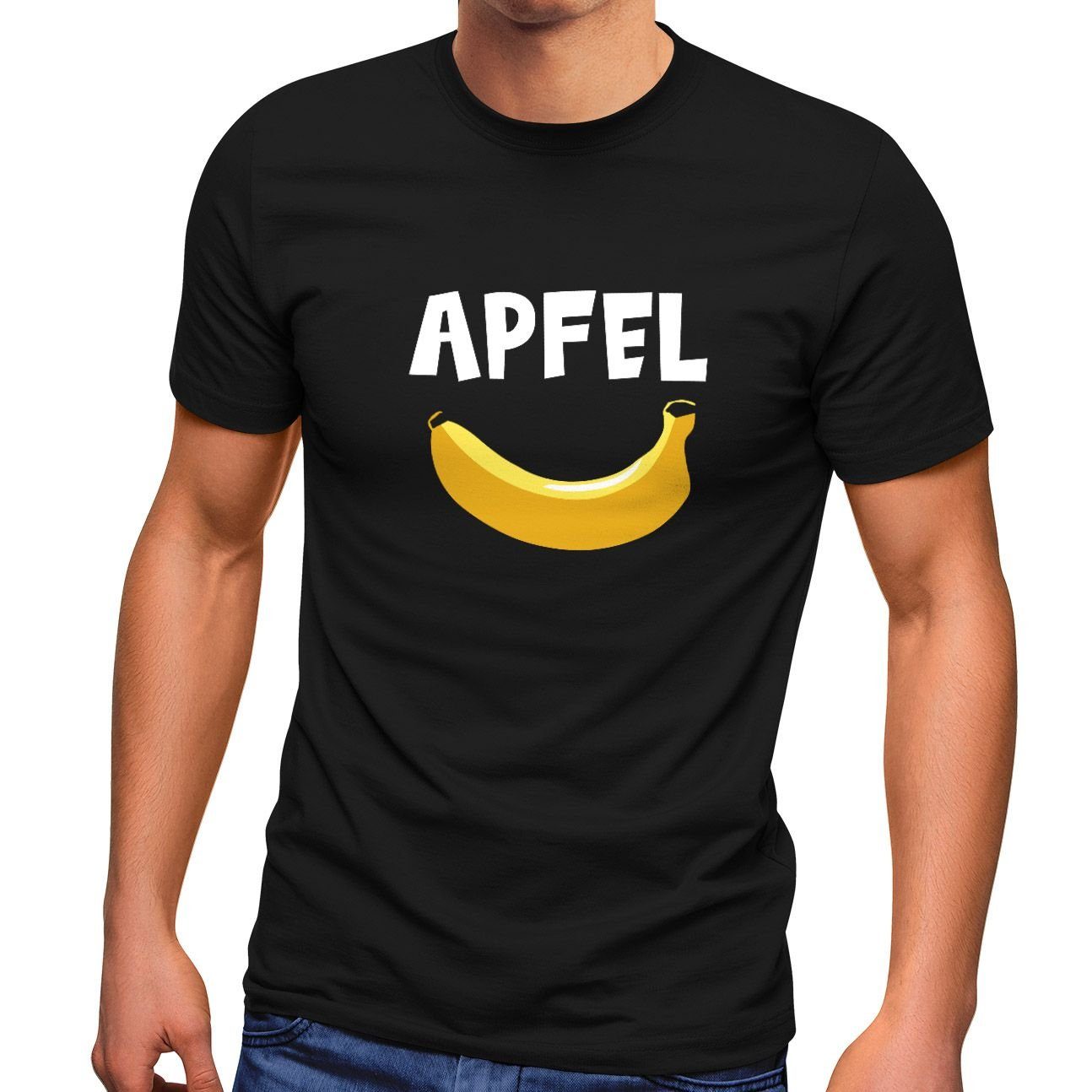 MoonWorks Print-Shirt Herren T-Shirt lustiger Aufdruck günstig online kaufen