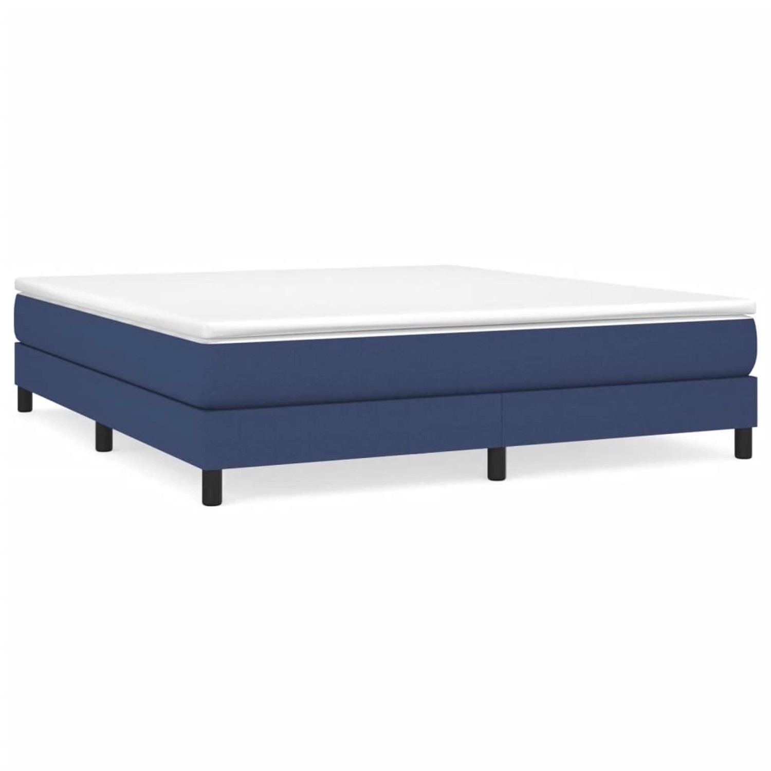 vidaXL Boxspringbett Blau 180x200 cm Stoff1357246 günstig online kaufen