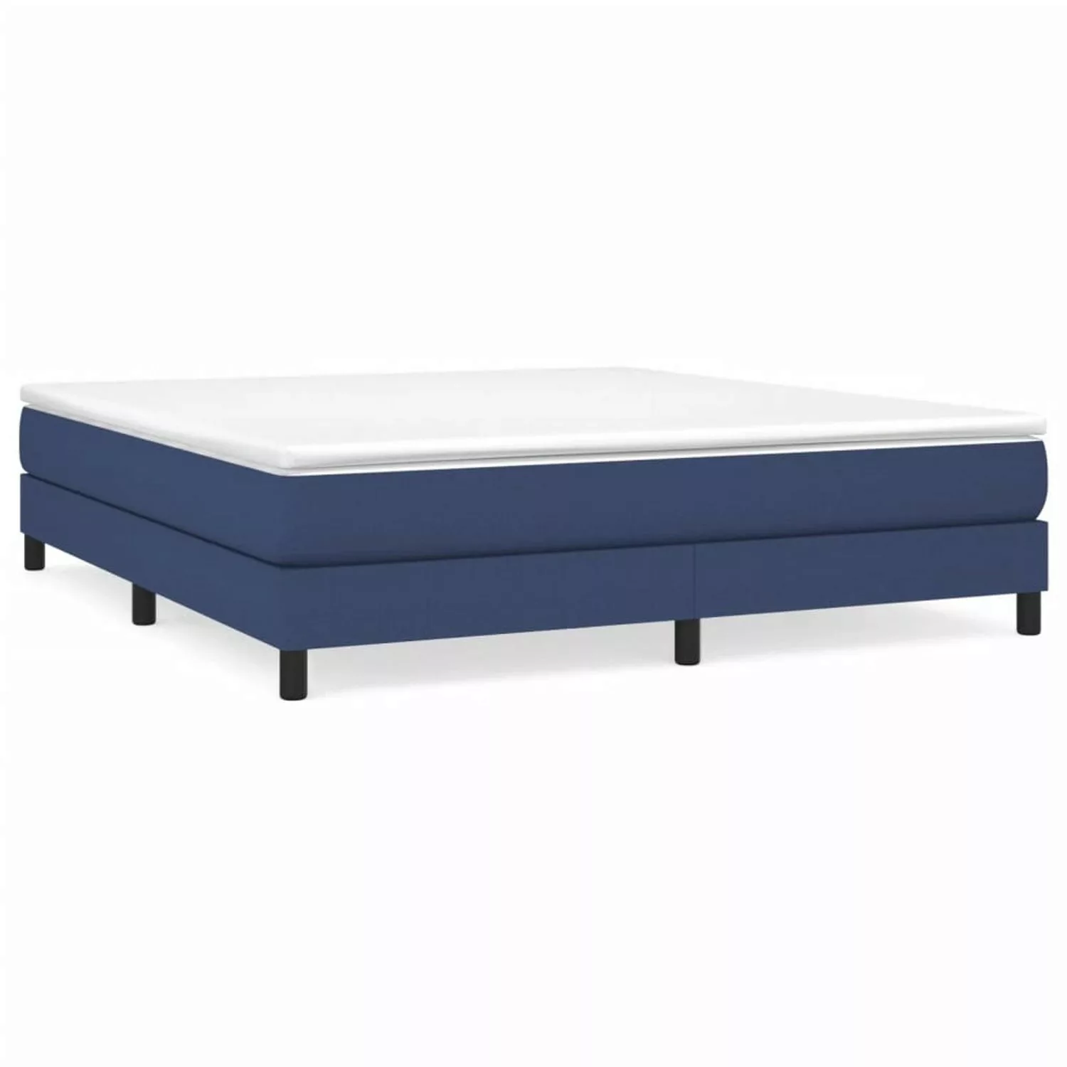 vidaXL Boxspringbett Blau 180x200 cm Stoff1357246 günstig online kaufen