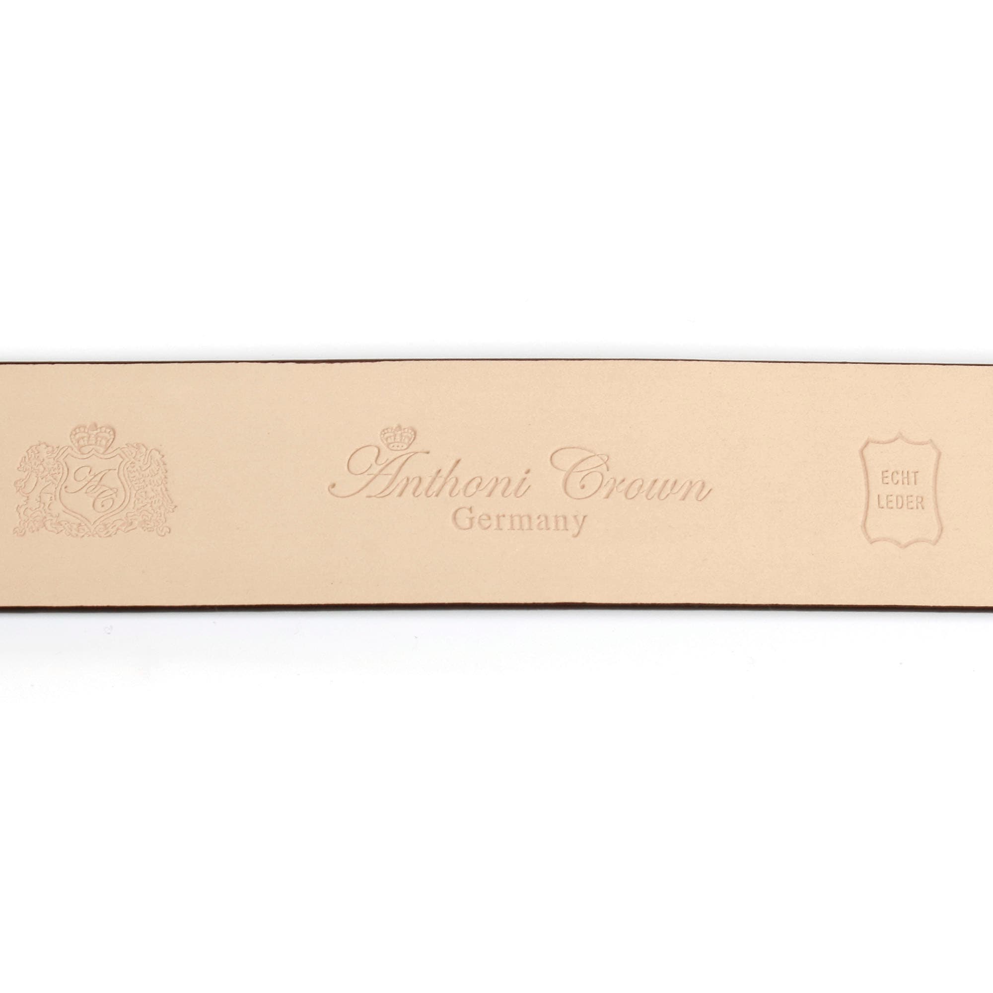 Anthoni Crown Ledergürtel, mit filigraner Schließe in Kleeblattopik günstig online kaufen