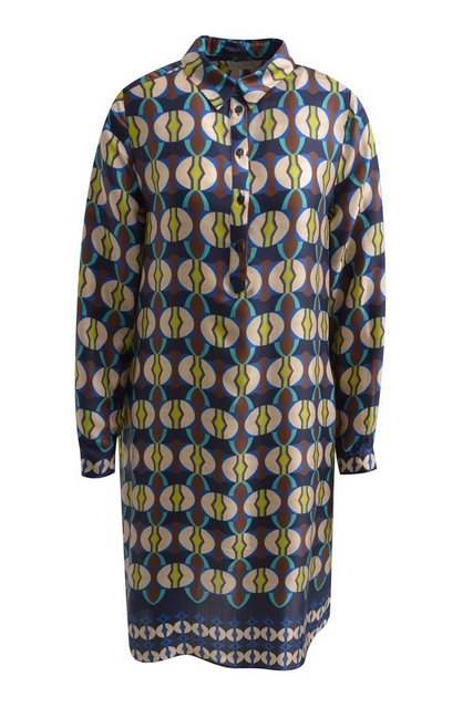 Milano Italy Sommerkleid Dress with collar, half placket, 1/1 sleeves with günstig online kaufen
