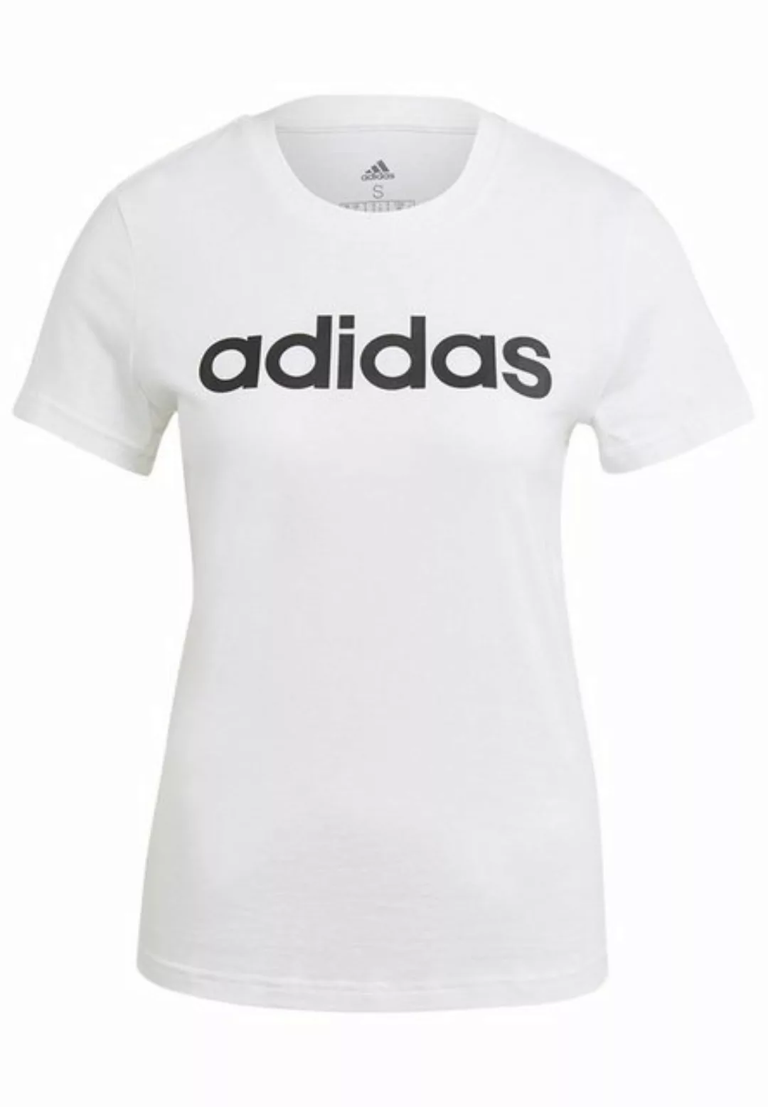 adidas Performance T-Shirt W LIN T WHITE/BLACK günstig online kaufen