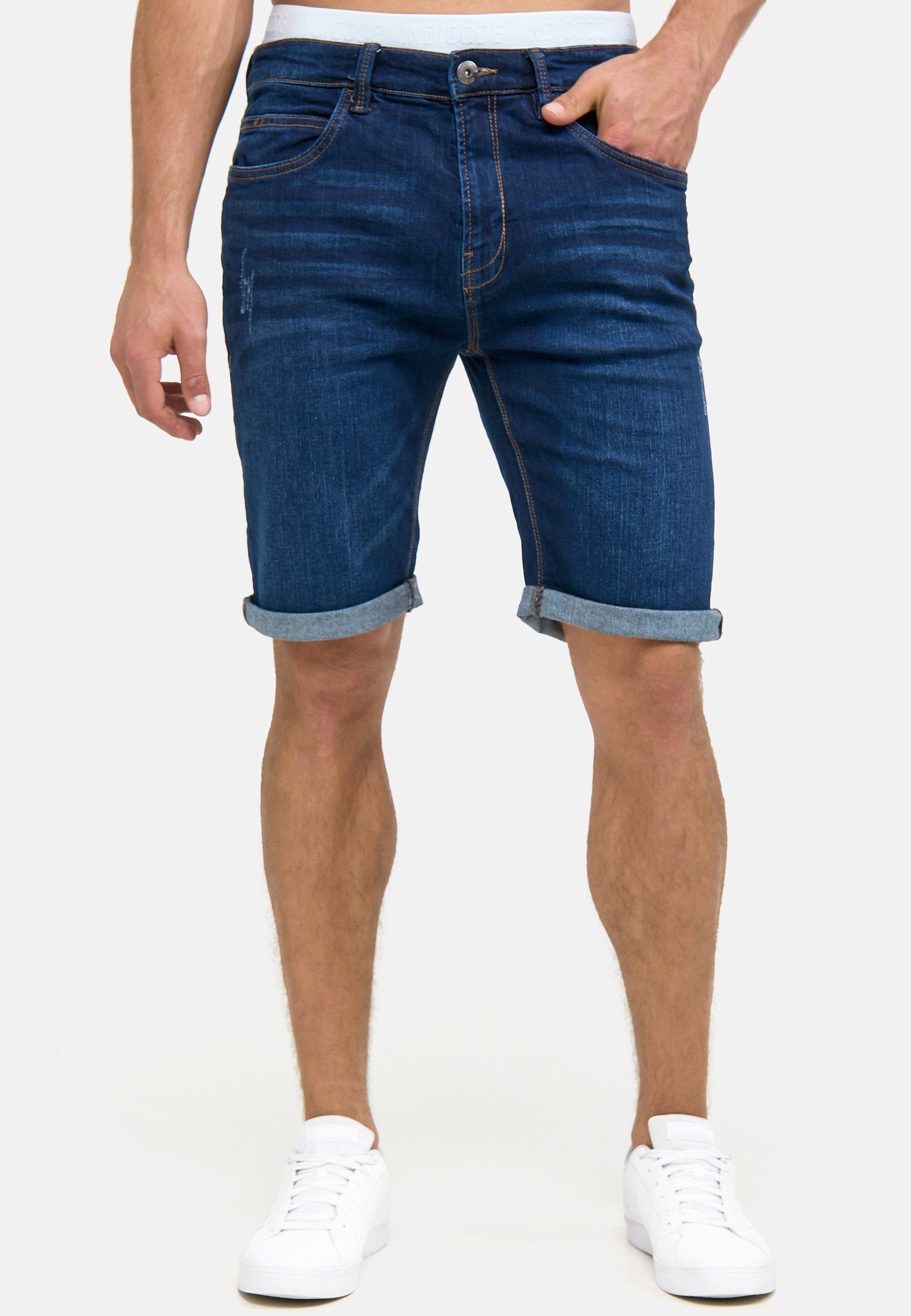 Indicode Jeansshorts Caden mit 5 Taschen, günstig online kaufen