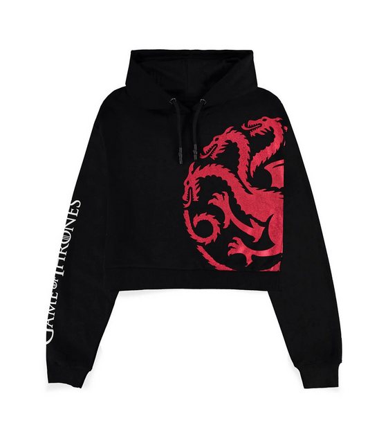 Game of Thrones Hoodie House Of The Dragon Targaryen Cropped Hoodie günstig online kaufen