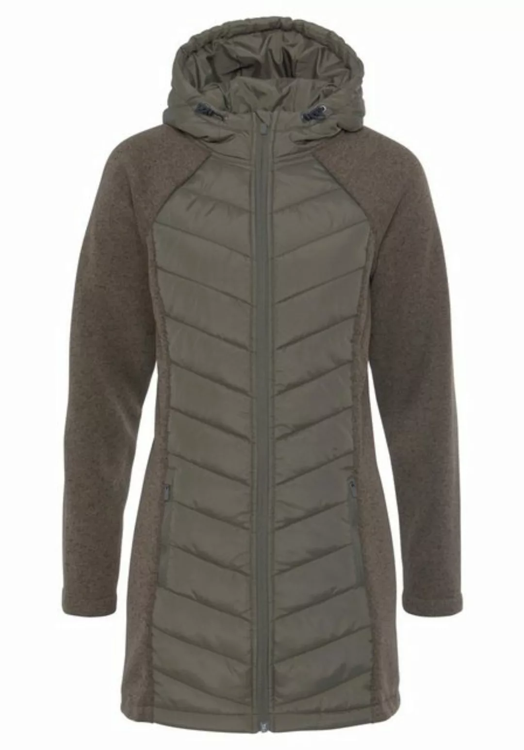 Vivance Steppjacke mit Strickfleece-Ärmeln günstig online kaufen