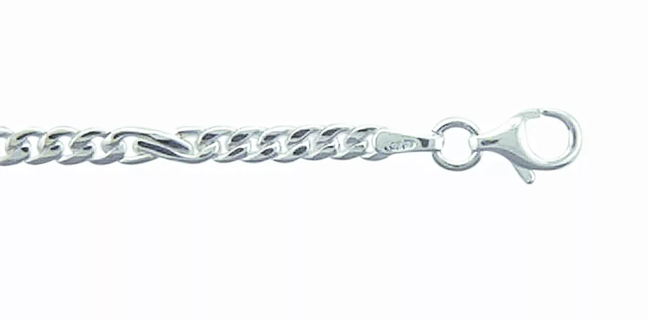 Adelia´s Silberarmband "925 Silber Fantasie Armband 19 cm Ø 3 mm", Silbersc günstig online kaufen
