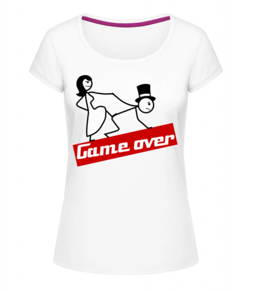 Game Over · Frauen T-Shirt U-Ausschnitt günstig online kaufen