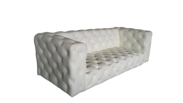 Xlmoebel Sofa Neues Designer Lounge Ledersofa Chesterfield-Stil Polster Cou günstig online kaufen