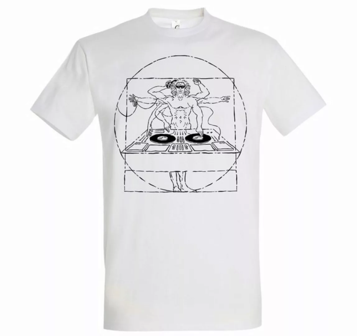 Youth Designz Print-Shirt Da Vinci DJ Herren T-Shirt mit lustigen Logo für günstig online kaufen