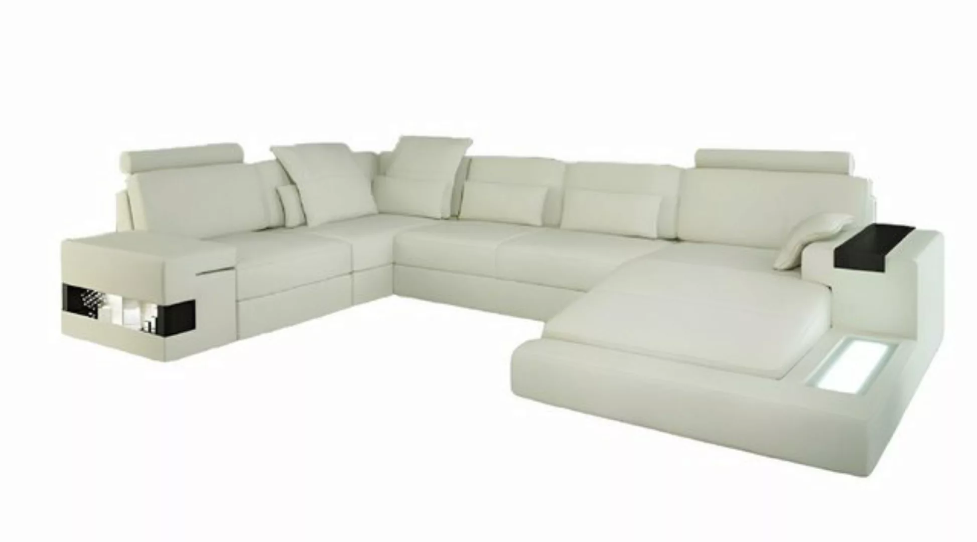 Xlmoebel Ecksofa Neue Wohnlandschaft mit Bettfunktion in U-Form Design aus günstig online kaufen