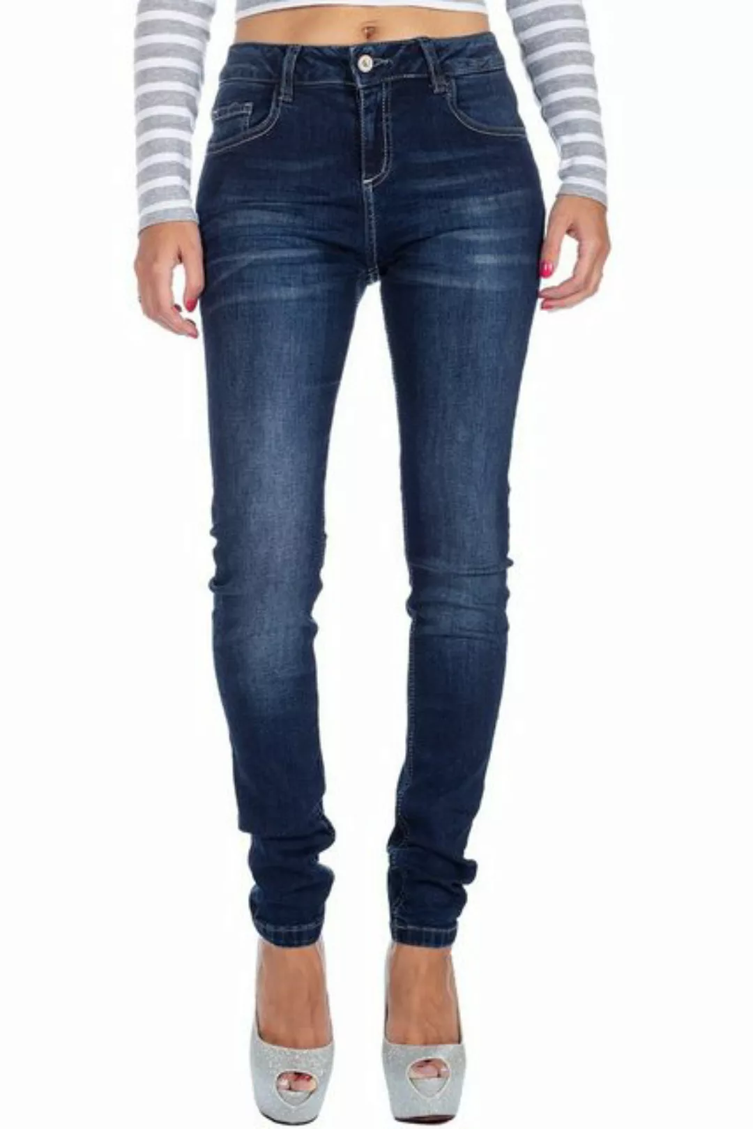 Cipo & Baxx Slim-fit-Jeans Low Waist Hose BA-19CB07 Stonewashed mit Patch a günstig online kaufen