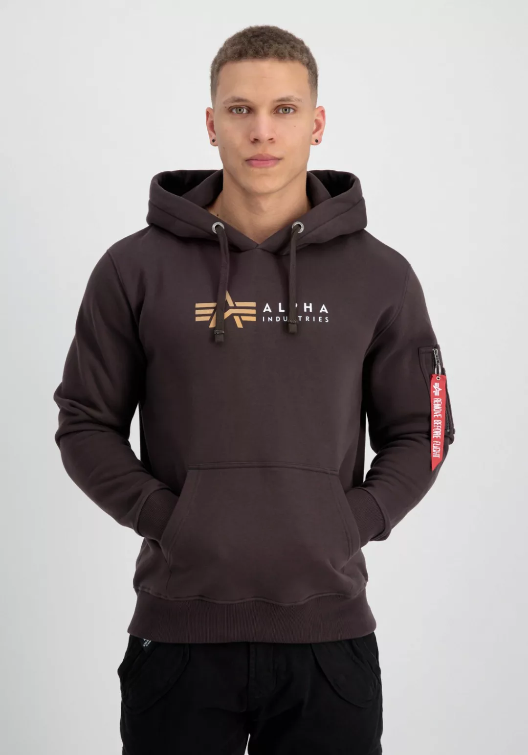 Alpha Industries Hoodie "Alpha Industries Men - Hoodies Alpha Label Hoodie" günstig online kaufen