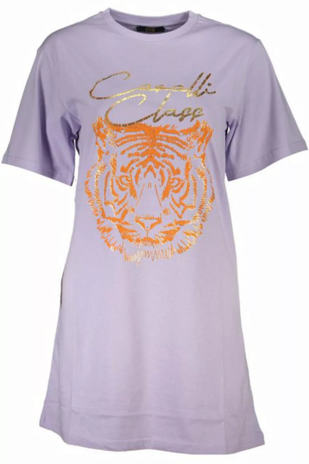 Cavalli Class T-Shirt Lila Damen T-Shirt mit Print – Kurzarm, Regular günstig online kaufen