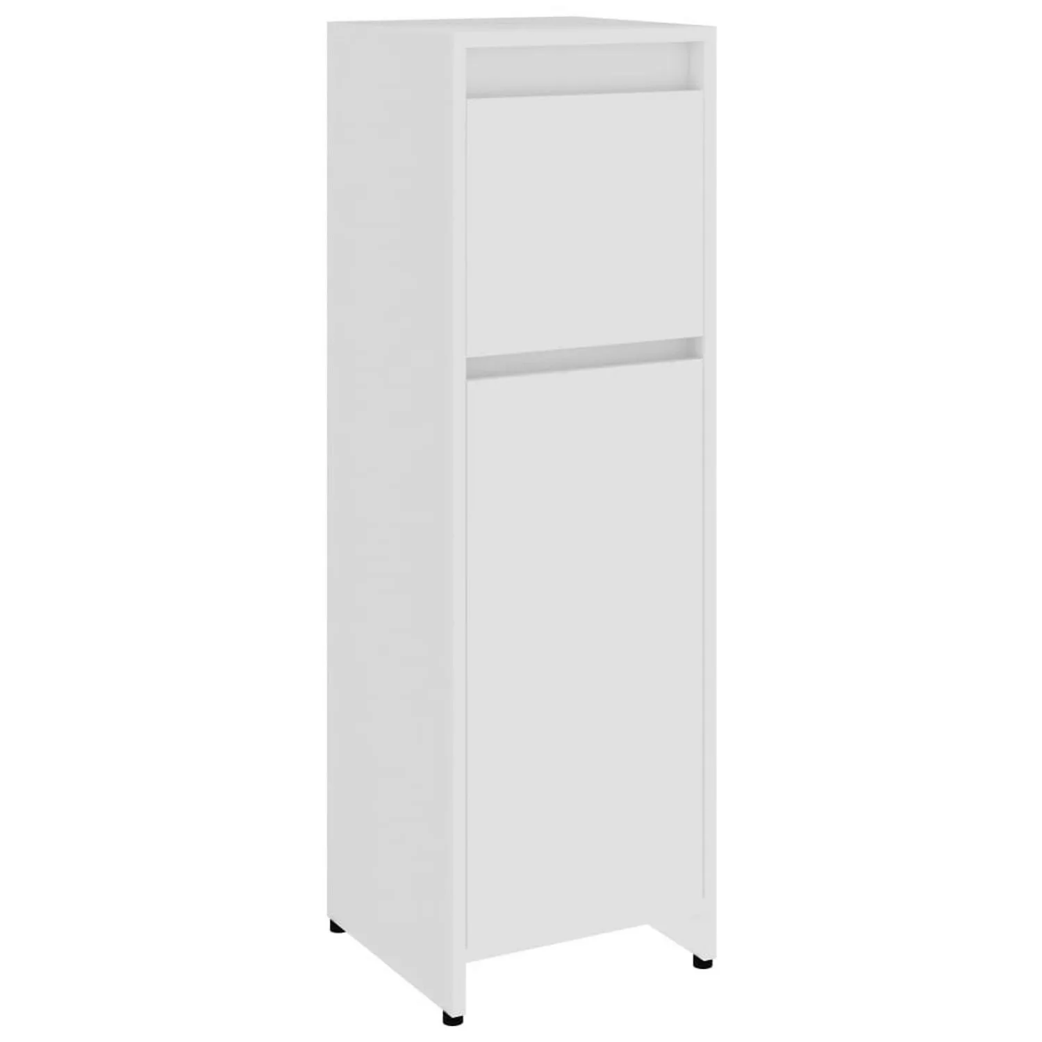 Badezimmerschrank Weiß 30x30x95 Cm Spanplatte günstig online kaufen