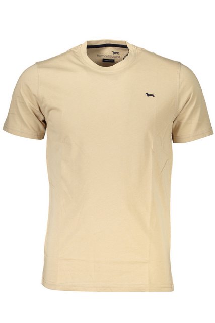 Harmont & Blaine T-Shirt Schickes Herren T-Shirt in Beige mit Stickerei und günstig online kaufen