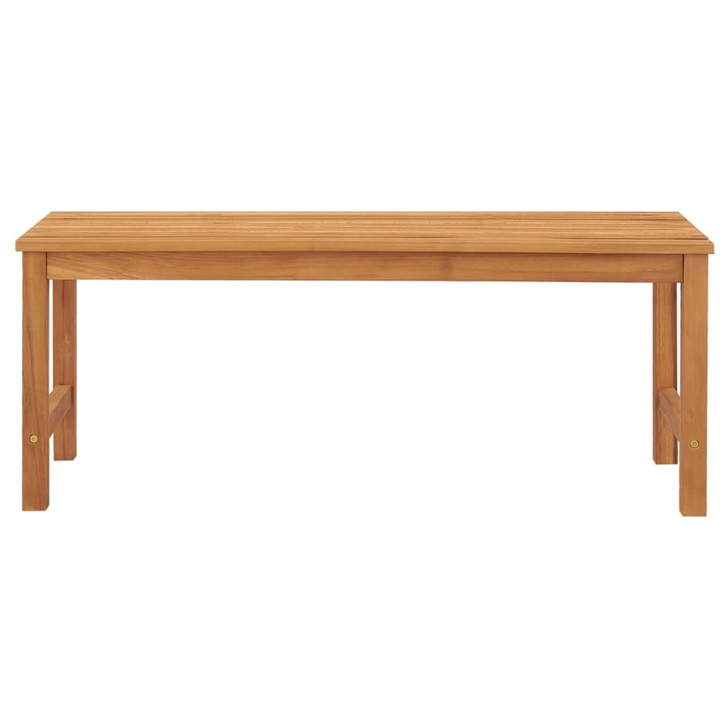 Gartenbank 114 Cm Massivholz Teak günstig online kaufen