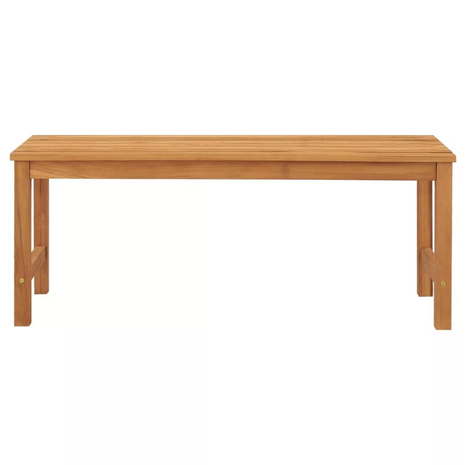 Gartenbank 114 Cm Massivholz Teak günstig online kaufen