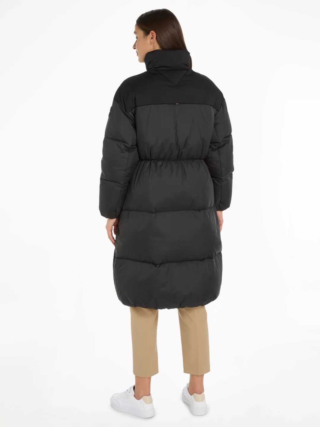 Tommy Hilfiger Steppmantel NEW YORK PUFFER MAXI mit Logobadge günstig online kaufen