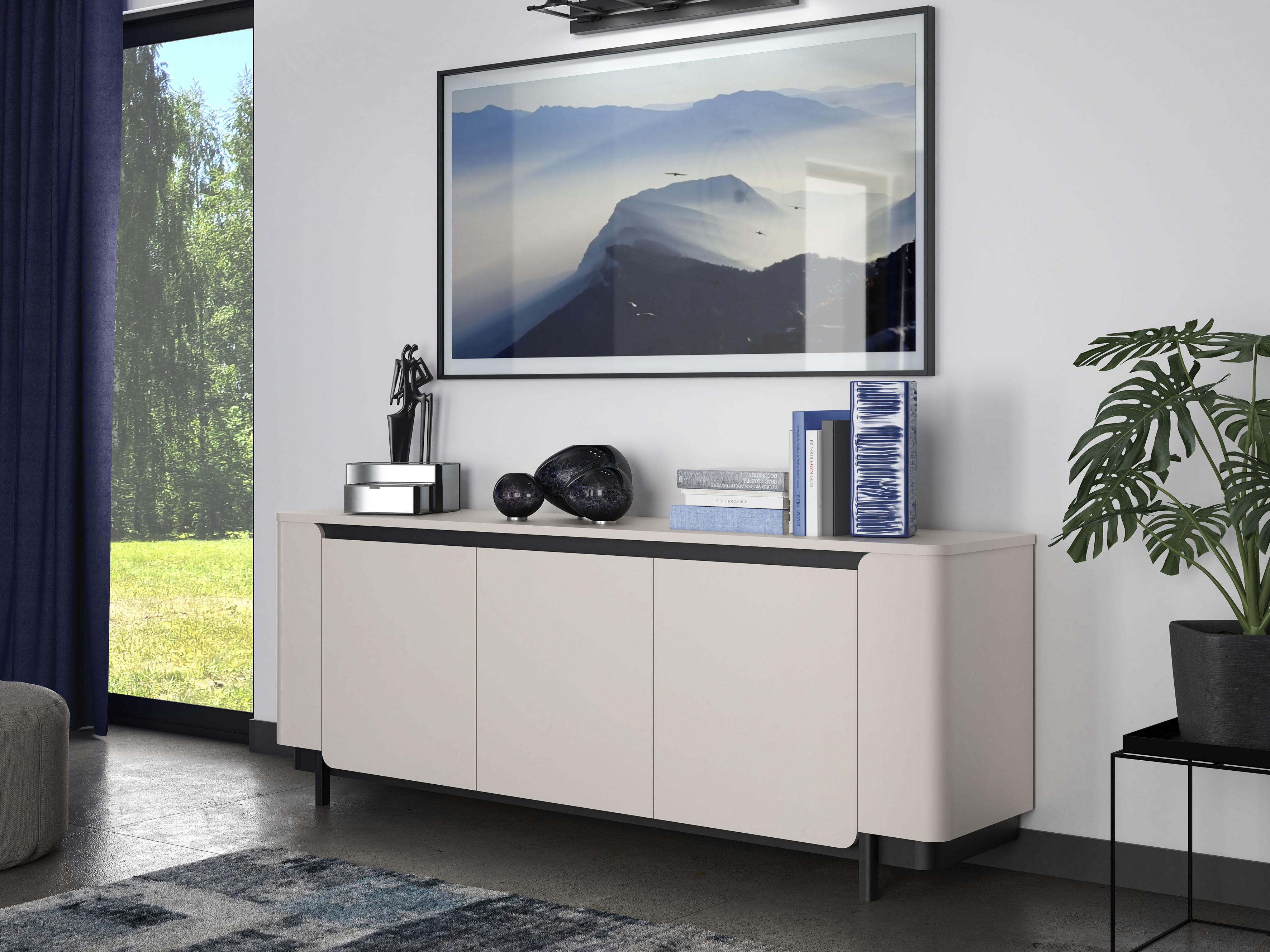 FORTE Sideboard "Vodol", Sideboard, Stauraum, Soft Close günstig online kaufen