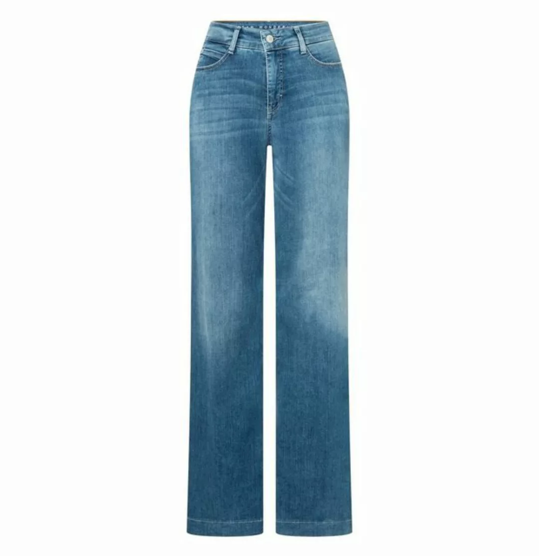 MAC 5-Pocket-Jeans Damen Jeans DREAM WIDE Straight Fit (1-tlg) günstig online kaufen