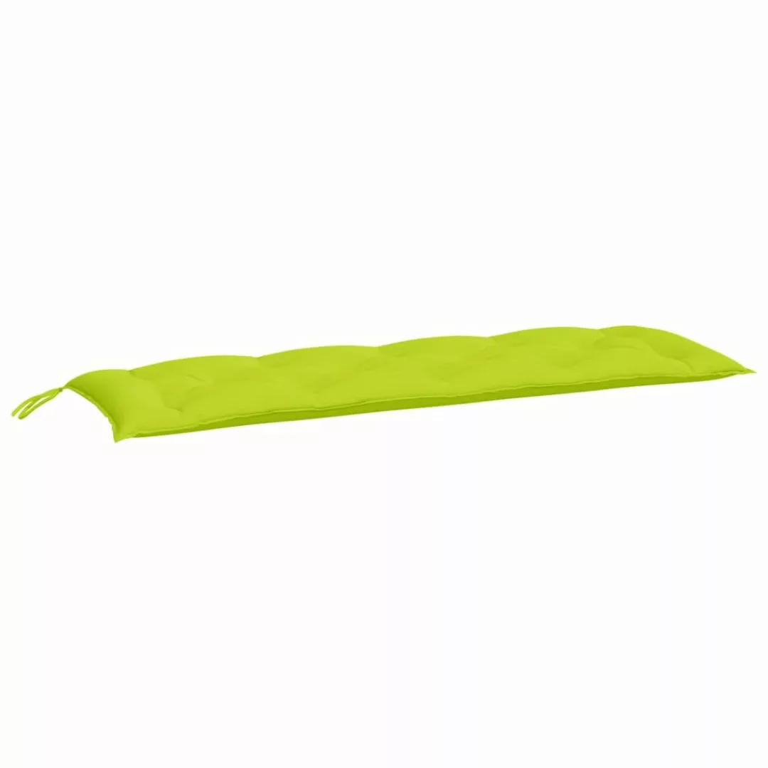 vidaXL Sitzauflage Gartenbank-Auflage Hellgrün 150x50x7 cm günstig online kaufen