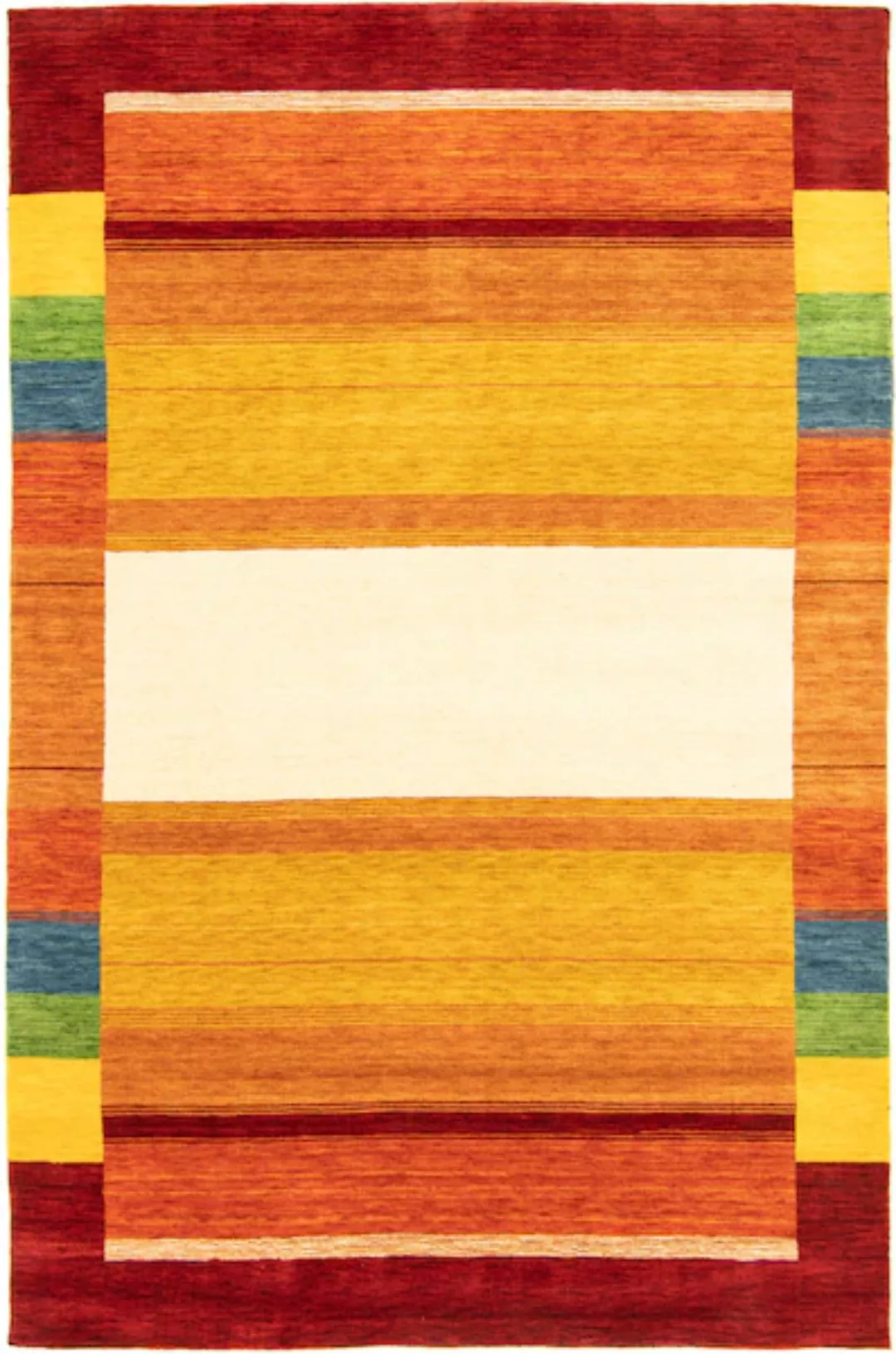 morgenland Wollteppich »Bordüre Multicolore 300 x 200 cm«, rechteckig günstig online kaufen