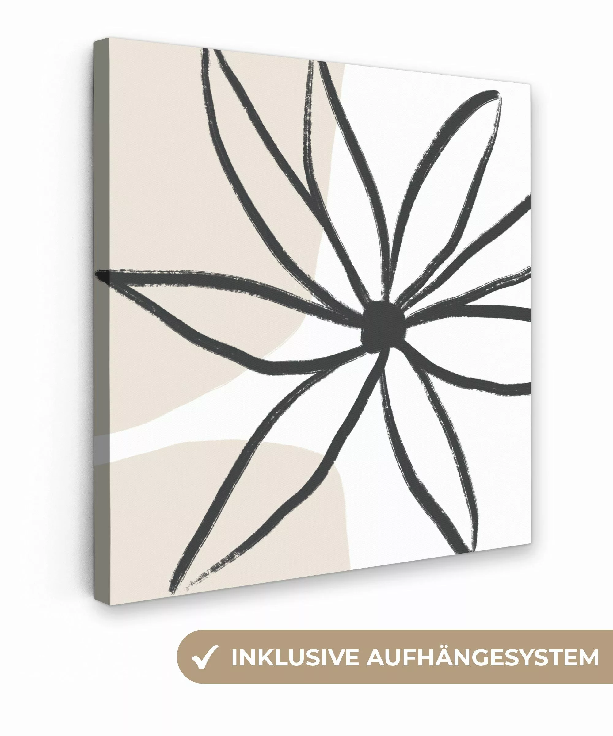 OneMillionCanvasses® Leinwandbild Blumen - Minimalismus - günstig online kaufen