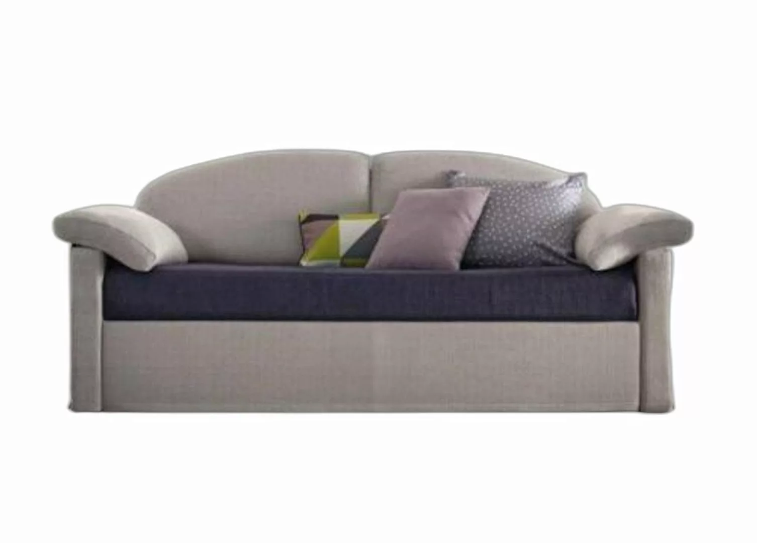 Xlmoebel 3-Sitzer Luxus Textil Zweifarbig Möbel Design Sofa 3 Sitzer Couch günstig online kaufen