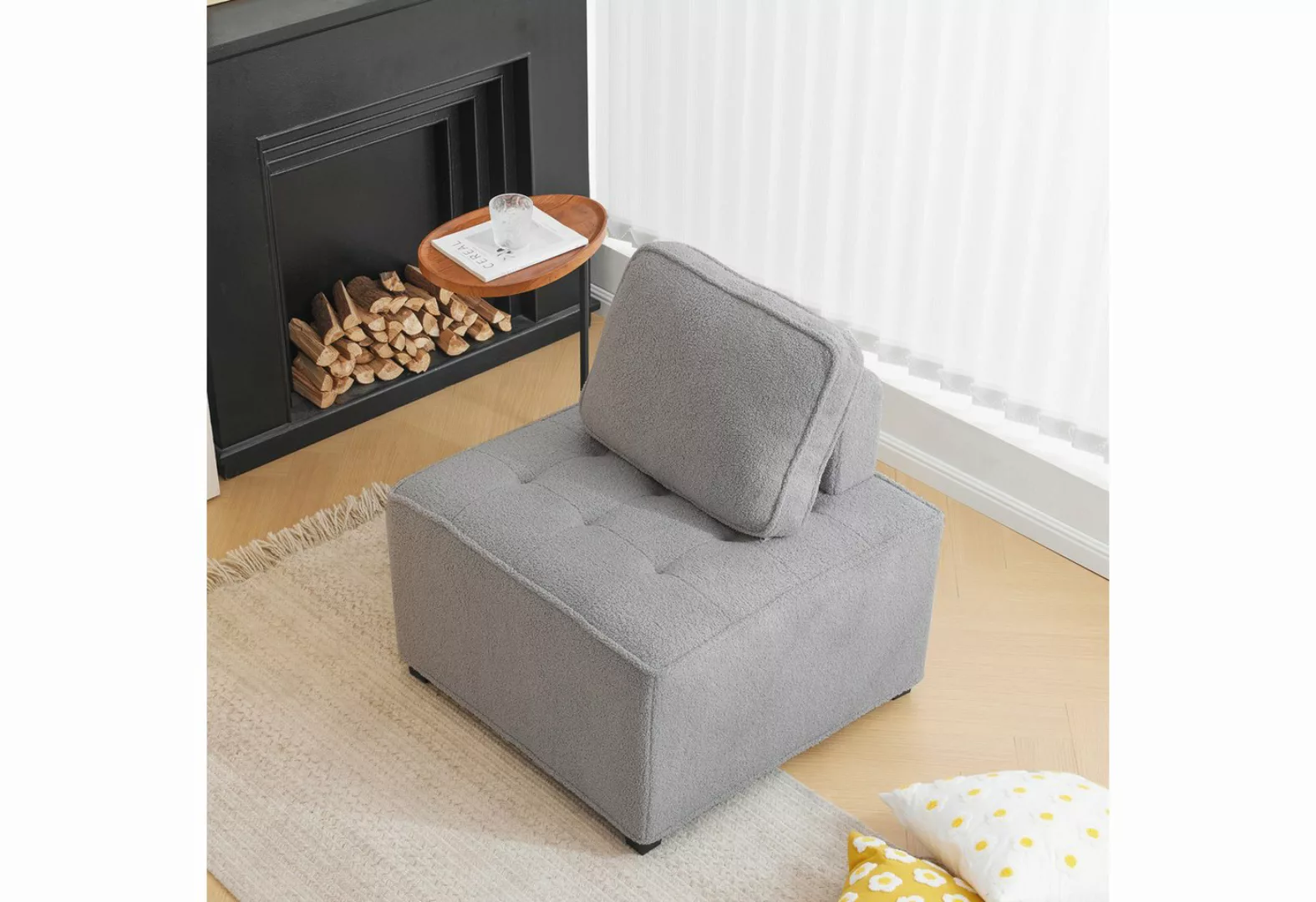 KoDise Ecksofa Spleißsofa Sitzgruppe Modulares Sofa Kombisofa aus Teddysotf günstig online kaufen