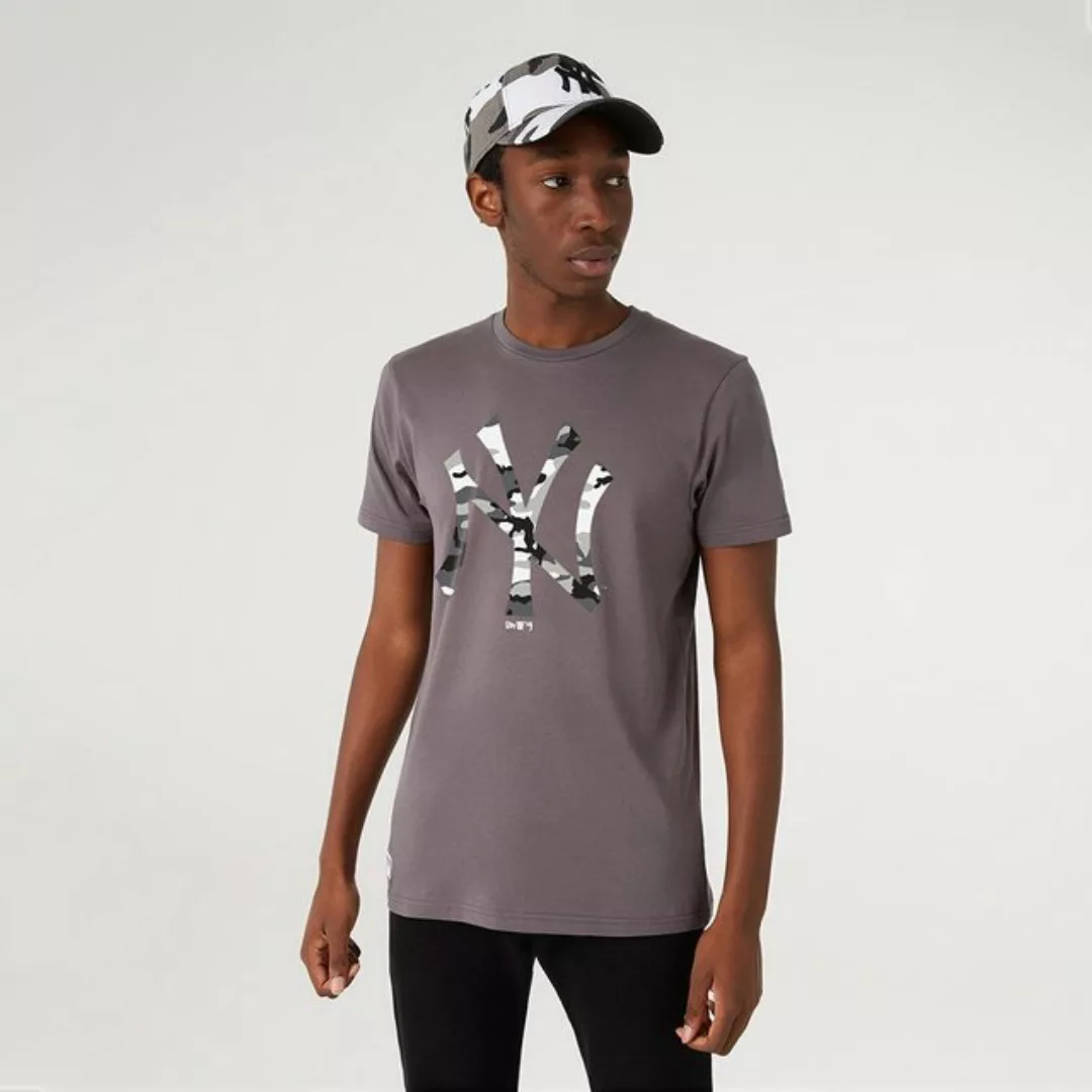 New Era Mlb Camo New York Yankees Kurzärmeliges T-shirt S Dark Grey günstig online kaufen