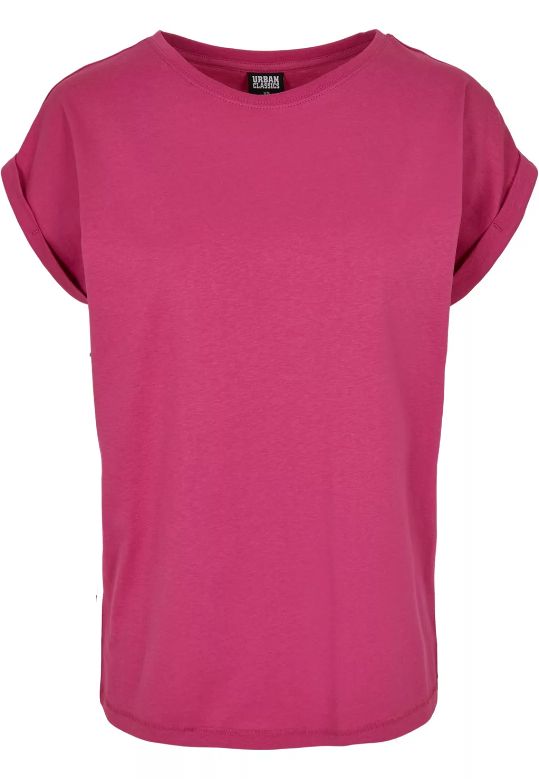 URBAN CLASSICS Kurzarmshirt "Urban Classics Damen Ladies Extended Shoulder günstig online kaufen