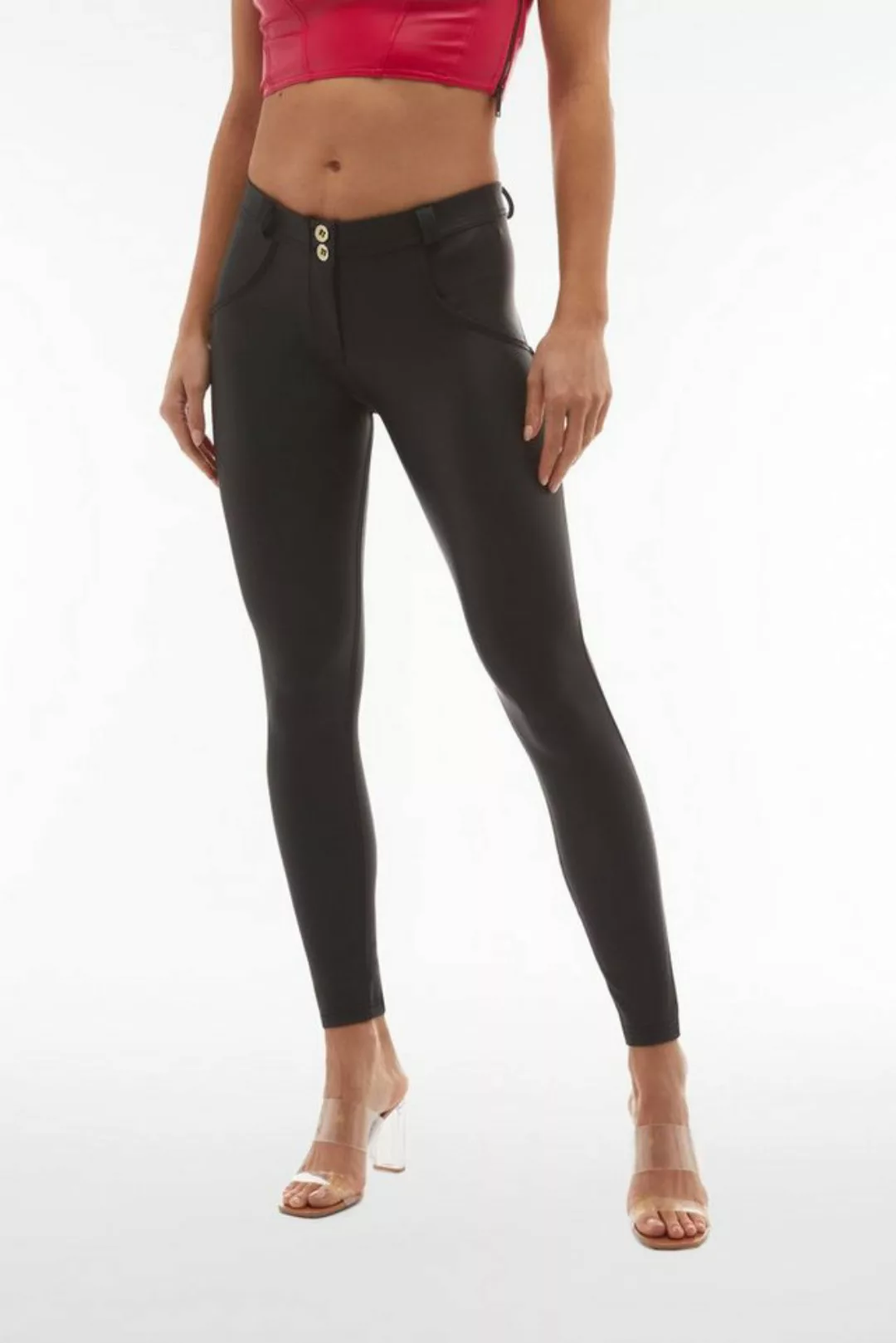 Freddy Jeggings WRUP Superskinny in Leder-Optik günstig online kaufen