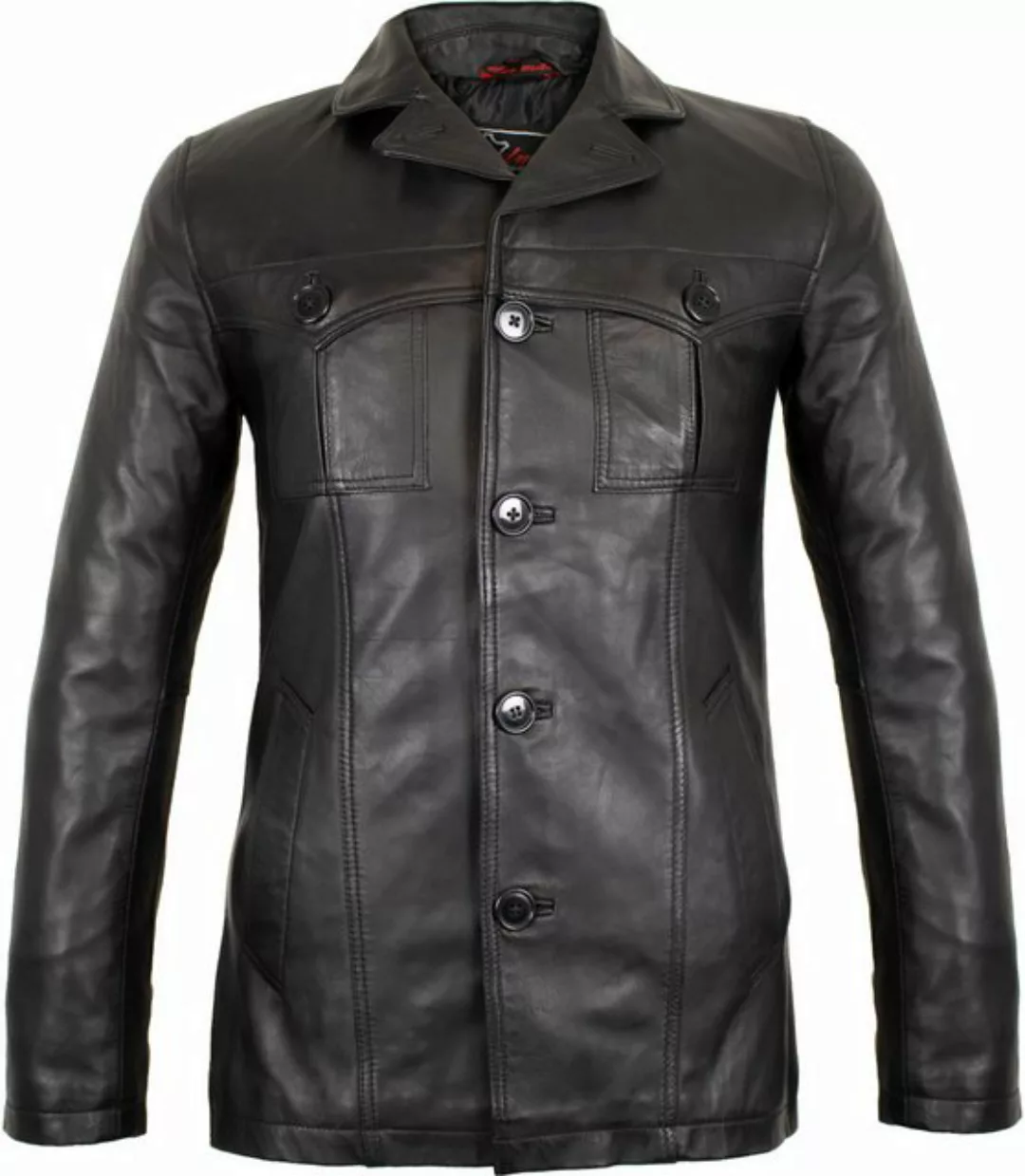 MDM Lederblazer Herren Ledersakko Lederjacke Lederblazer Echtleder günstig online kaufen