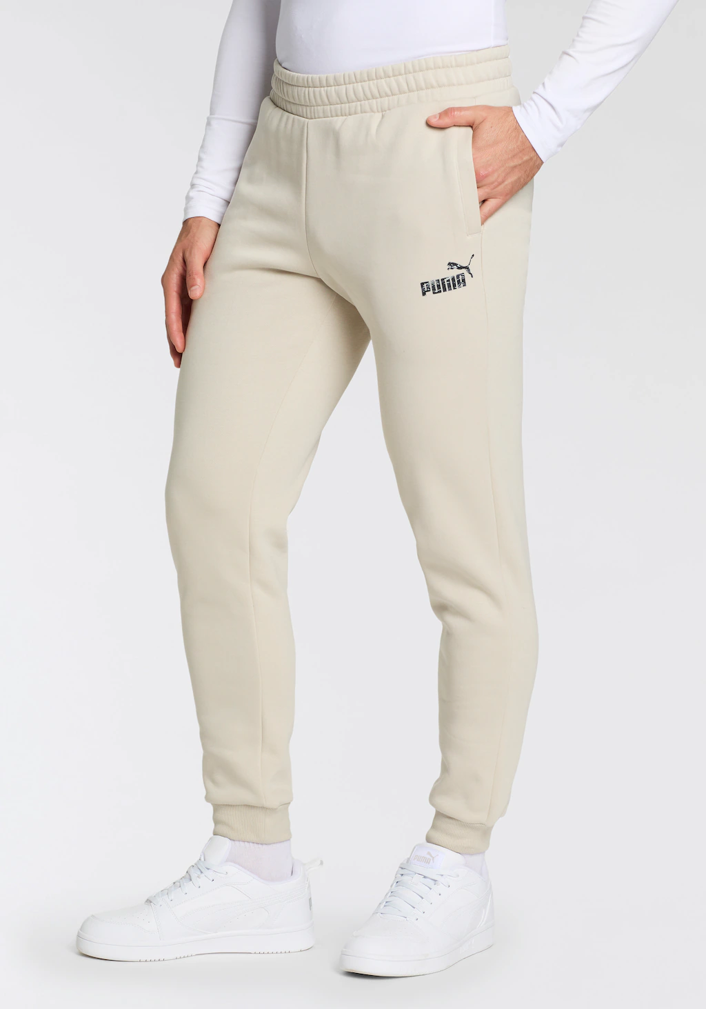 PUMA Jogginghose "ESS+ CAMO SWEATPANTS FL CL" günstig online kaufen