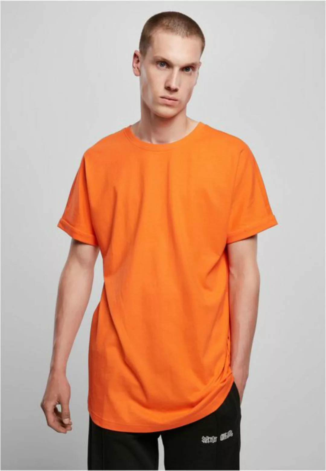 URBAN CLASSICS T-Shirt TB1561 - Long Shaped Turnup Tee mandarin S günstig online kaufen