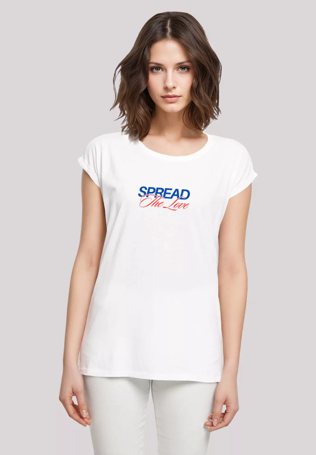 F4NT4STIC T-Shirt "Spread The Love Valentinstag", Premium Qualität günstig online kaufen