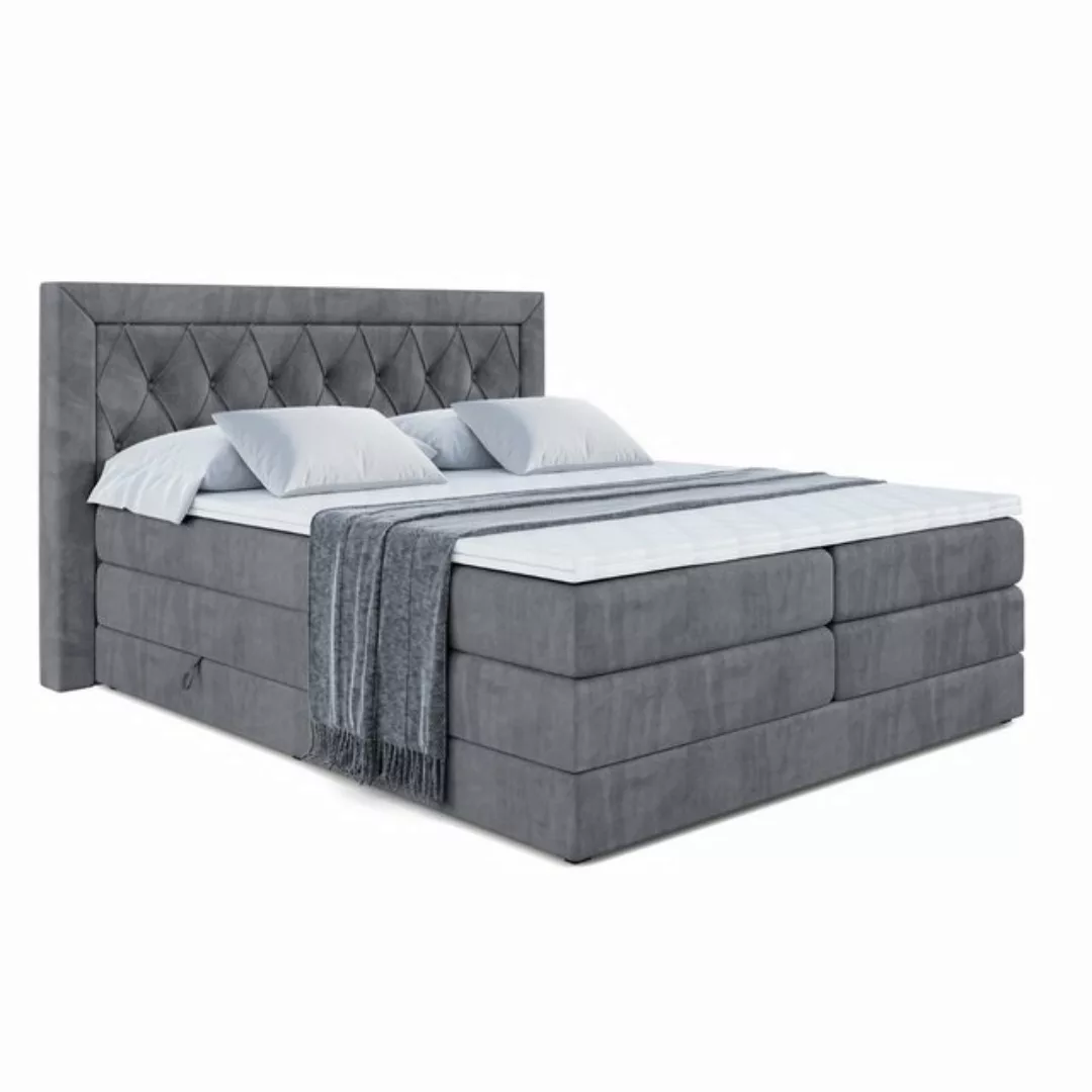 ALTDECOR Boxbett NOEL KING (Multipocket-Matratze H4 und H3 Matratze Bonellf günstig online kaufen