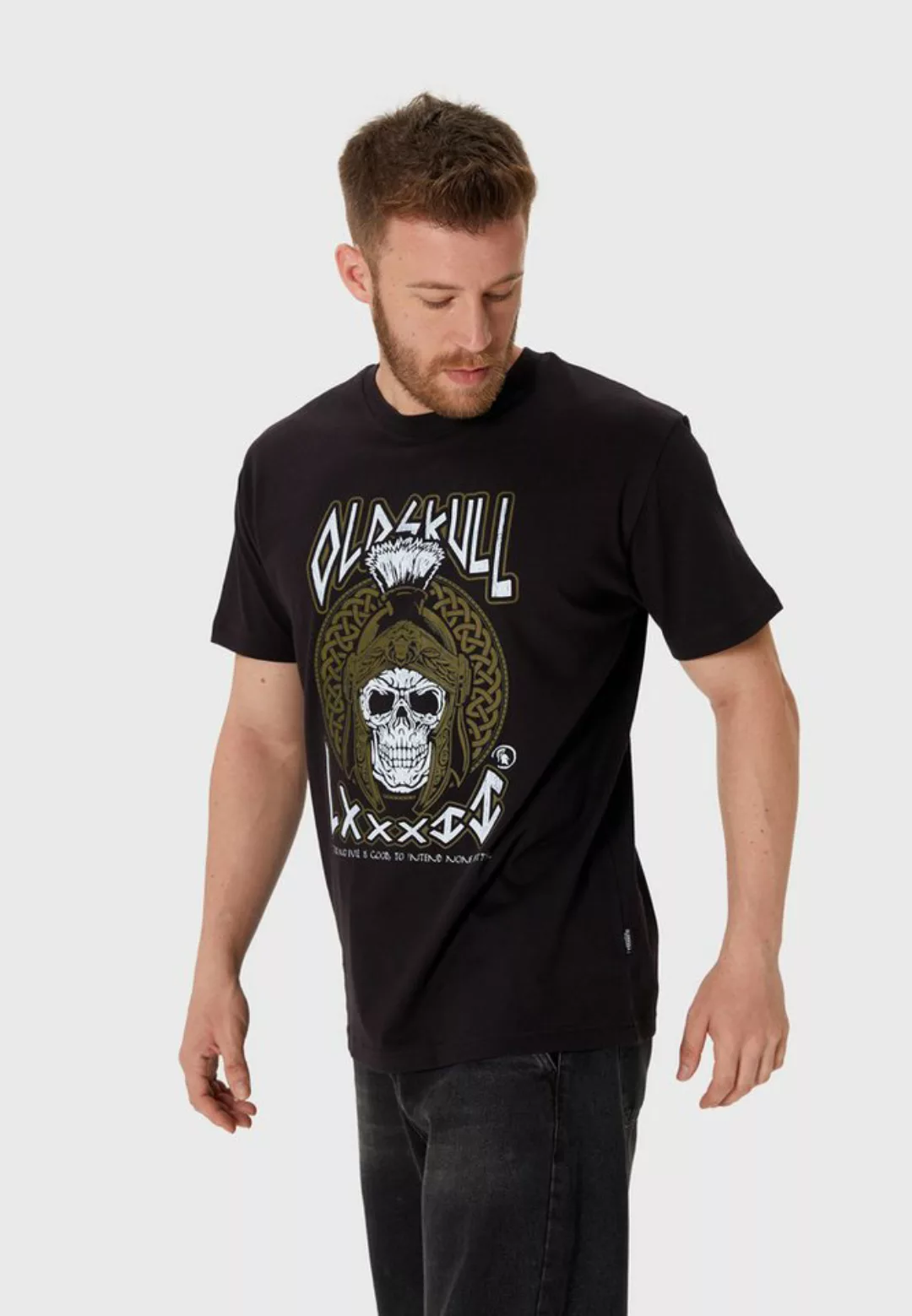 Oldskull T-Shirt Xtreme Roman & Skull Graphic günstig online kaufen