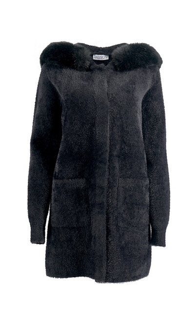 Passioni Winterjacke Stylische Winterjacke mit weichem Webpelz Kapuze günstig online kaufen