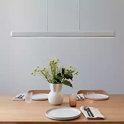 Umage Hazel Branch Pendelleuchte LED, Body weiß/Abdeckung stahl - 100 cm günstig online kaufen