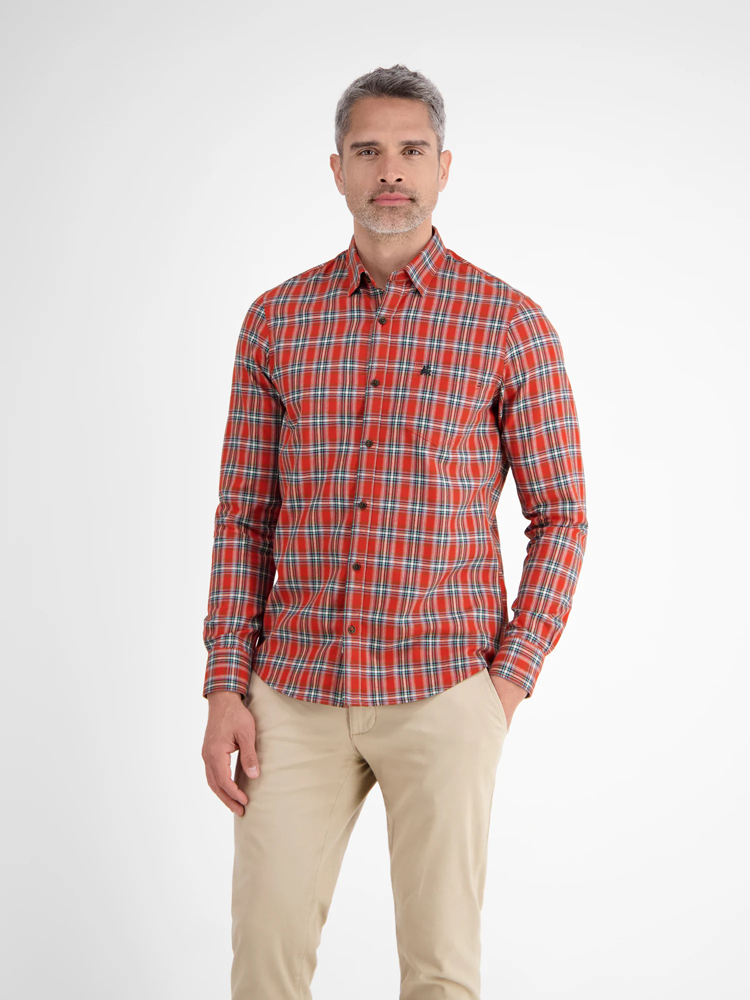 LERROS Karohemd "LERROS Flanell-Karohemd für Herren" günstig online kaufen