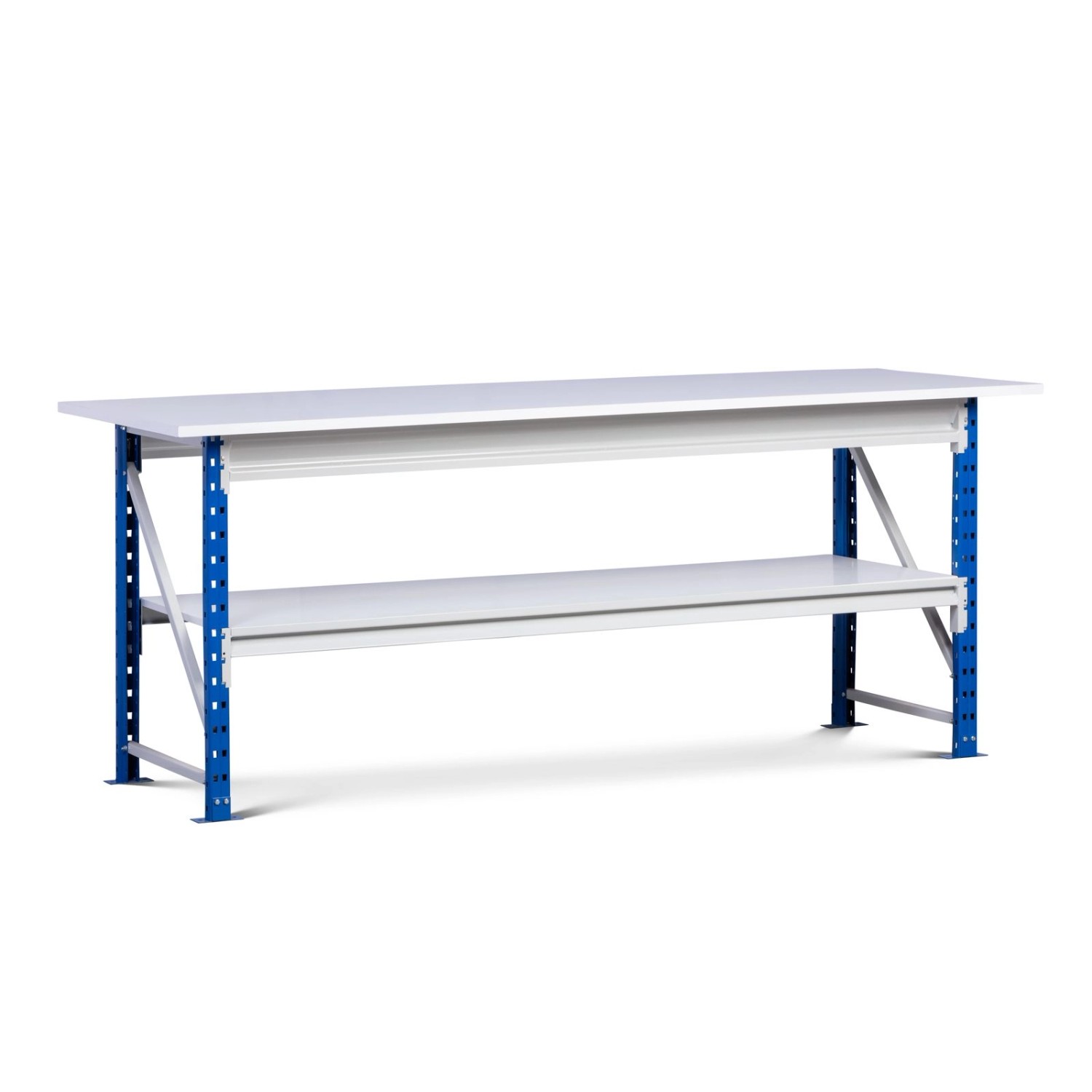 PROREGAL Werkbank Maximus HxBxT 83 x 160 x 80 cm Traglast 280 kg 2 Ebene Li günstig online kaufen