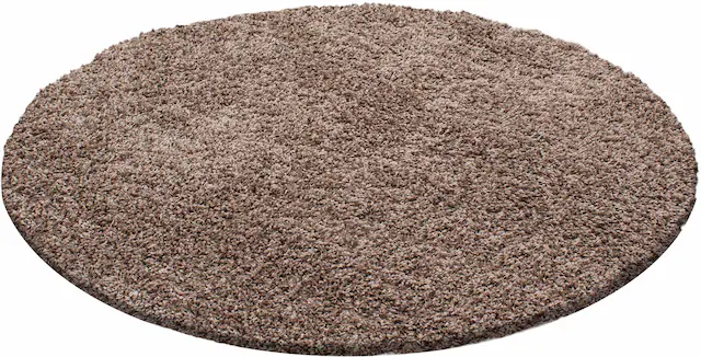 Ayyildiz Teppiche Hochflor-Teppich »Life Shaggy 1500«, rund, 30 mm Höhe, au günstig online kaufen